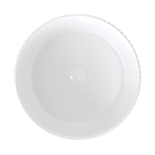 Kiora 360mm Fluted White Round Ceramic Above Counter Basin